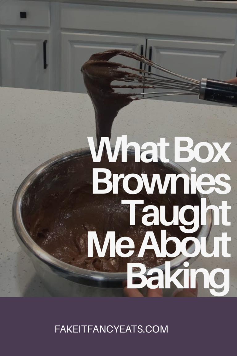 What Boxed Brownies Taught Me About Baking